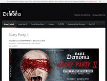 Tablet Screenshot of nuitdemonia.com